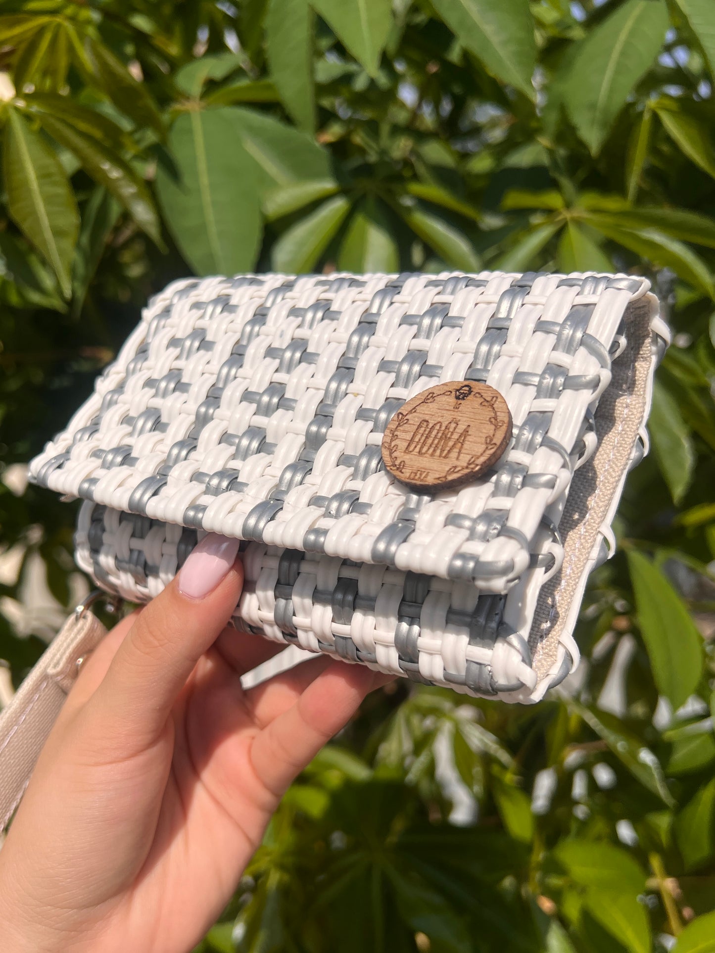 Cartera mini grey✨