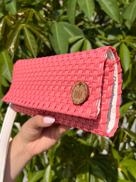 Cartera broches porta celular rosa pink🌸