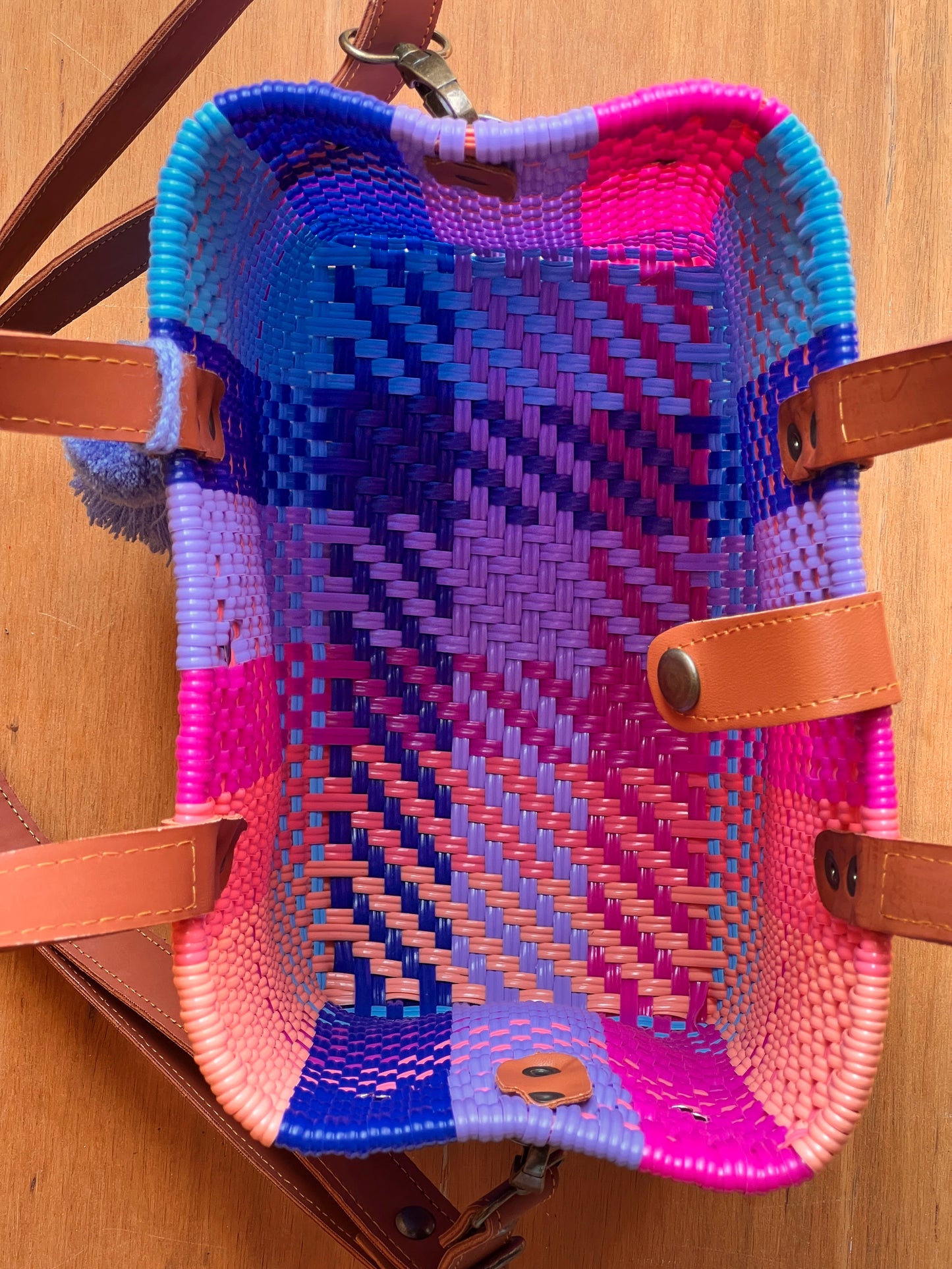 Tote bag con correa pastel colores🩷🩵💜
