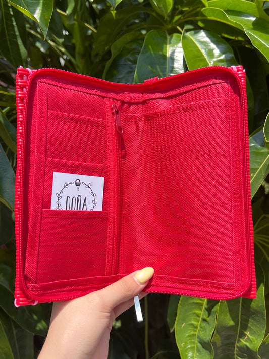Cartera porta celular corazón rojo ♥️