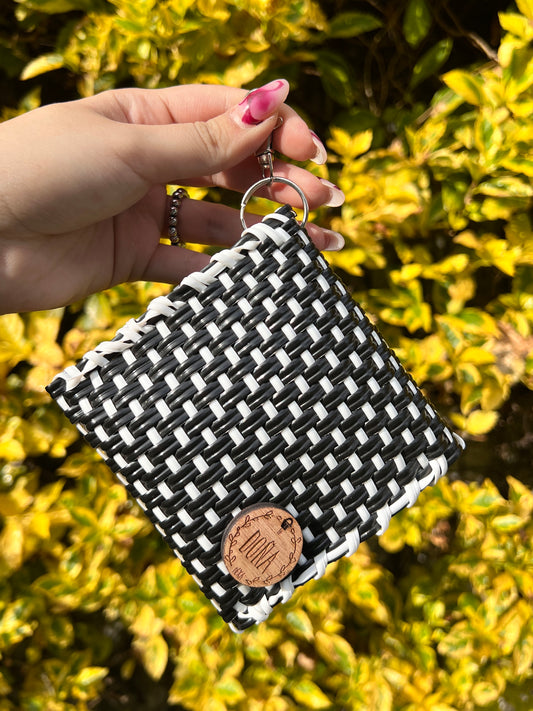 Monedero negro blanco🖤