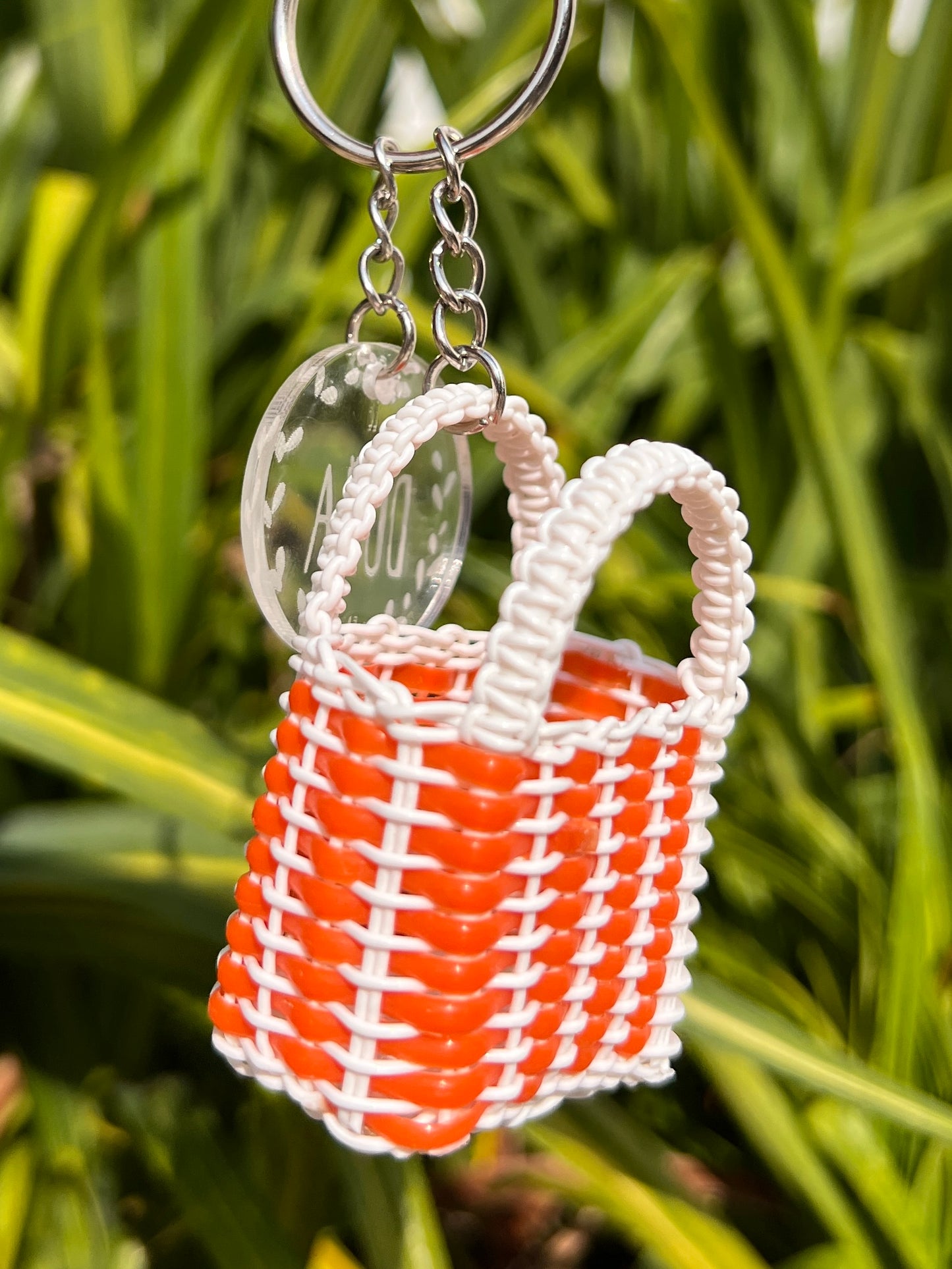 Llavero jumbo de bolsa naranja 🍊