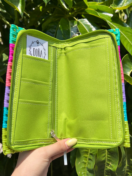 Cartera porta celular 📲 hortensia 🌼