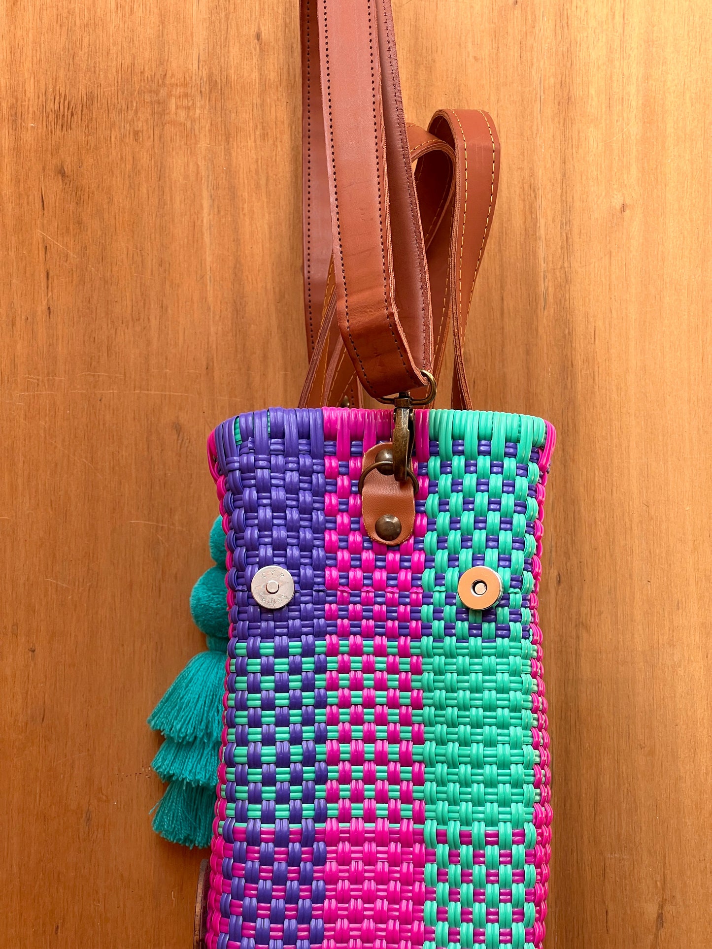 Tote bag con correa algodón de azúcar🩷