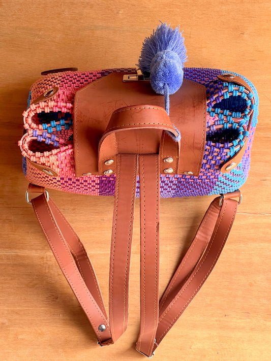 Tote Backpack pastel colors🩷🩵💜