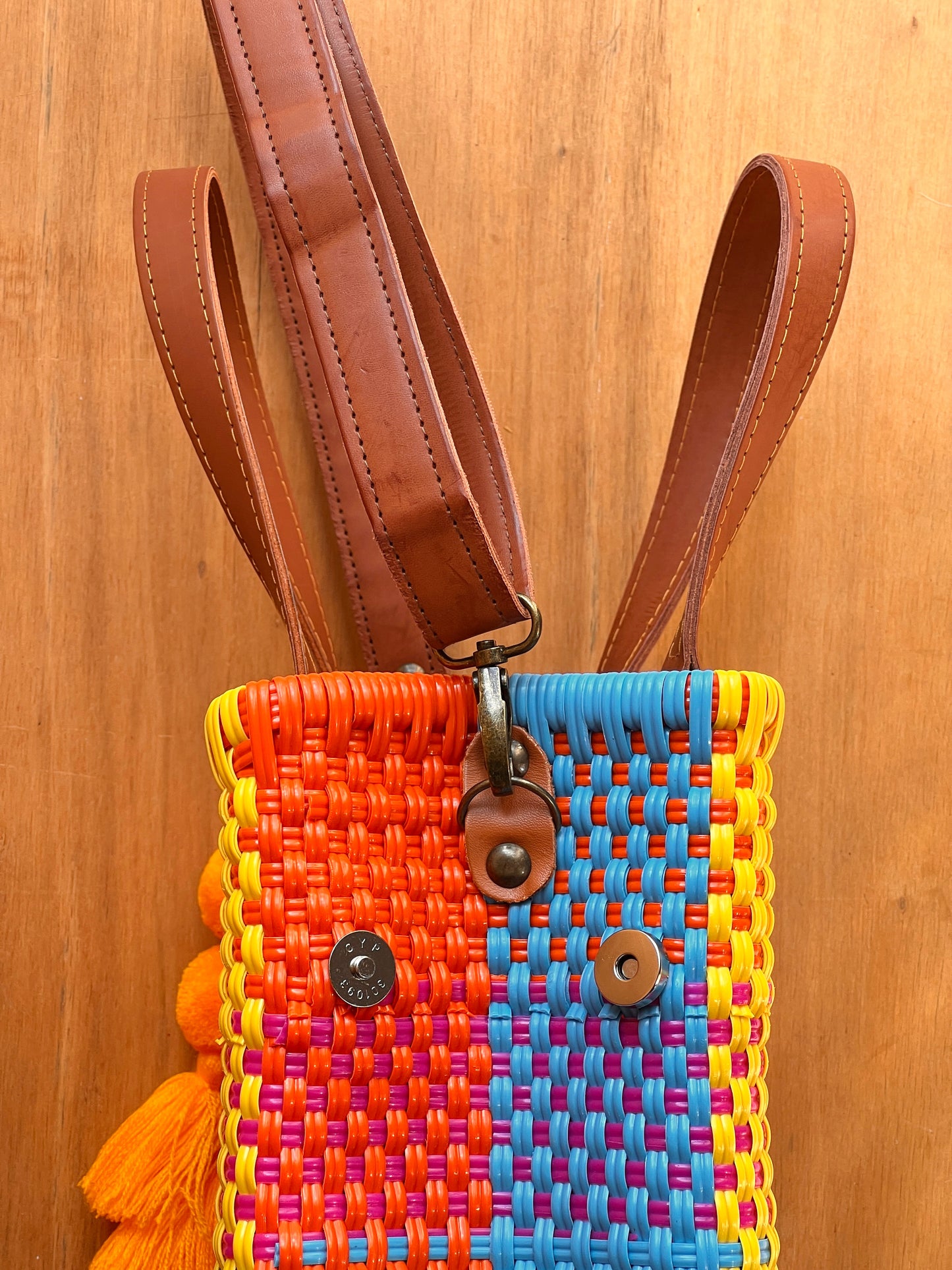 Tote Bag square colores🟧🟨🟦🟪
