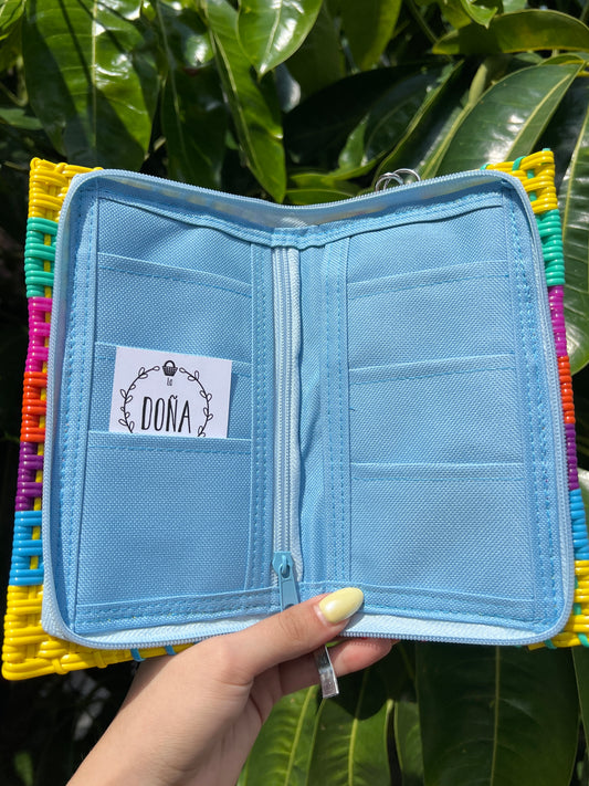Cartera con cierre pantone 🟧🟨🟩🟦🟪