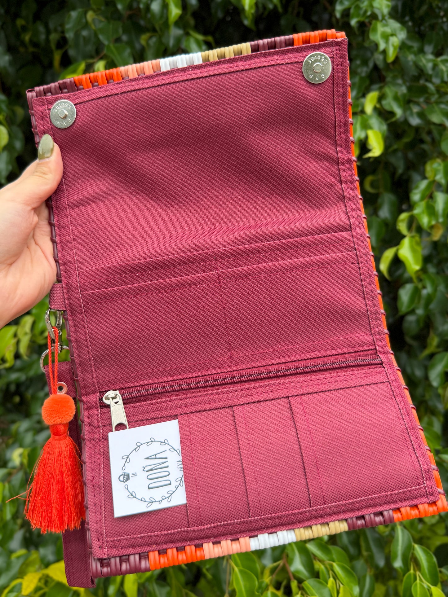 Cartera con broches otoño 🍁