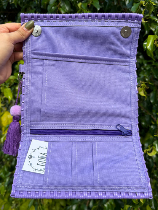 Cartera broches porta celular Jarana 💜