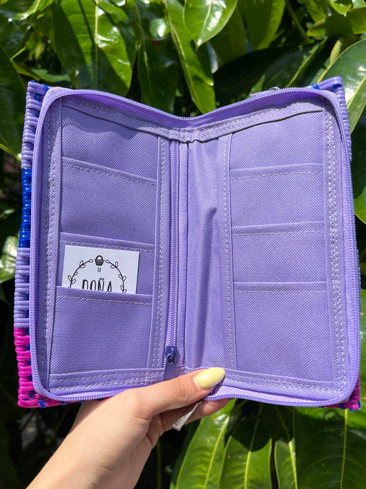 Cartera con cierre confeti 🎉