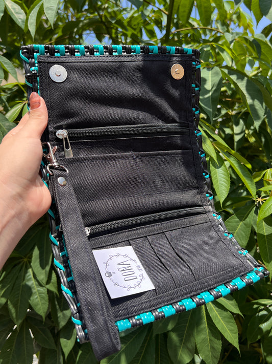 Cartera con broches blue gallo 🐓💙