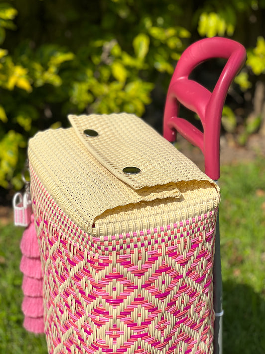 Carrito artesanal mix rosas🎀