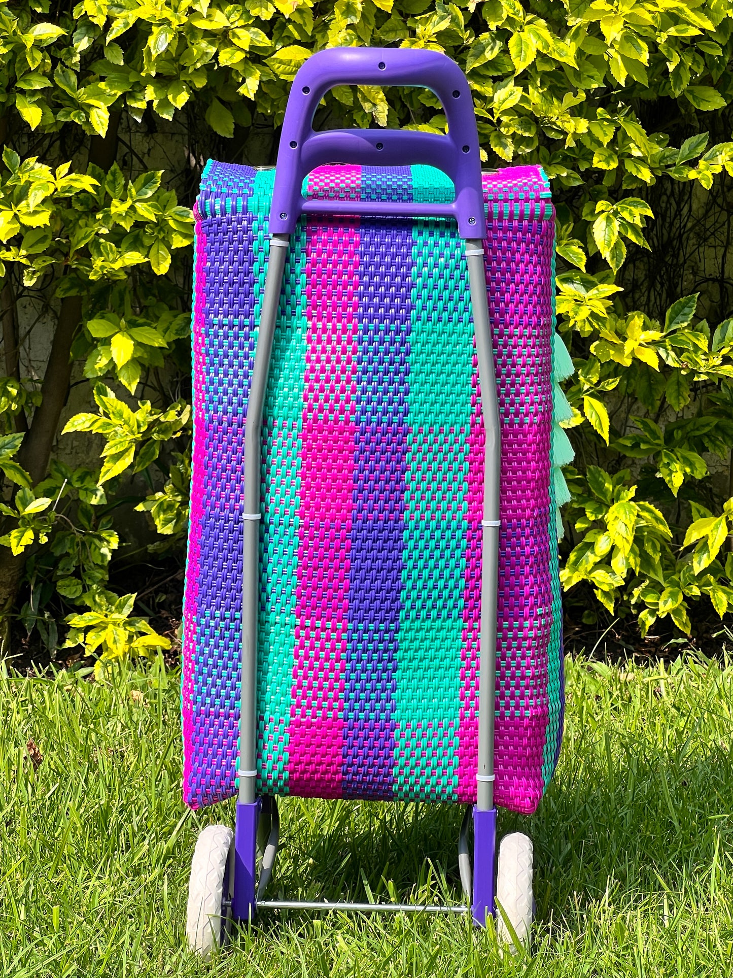 Carrito artesanal algodón de azúcar💜