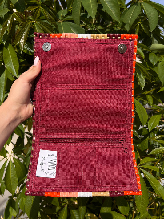 Cartera broches porta celular otoño 🍂