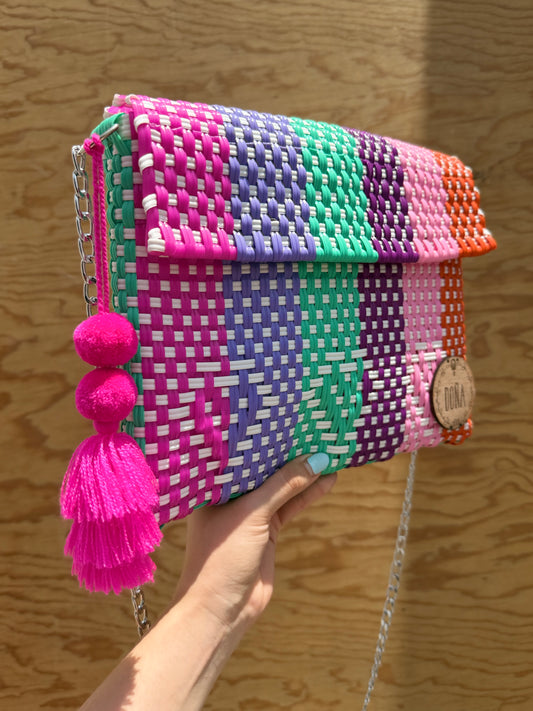 Clutch mini corazón de melón💖