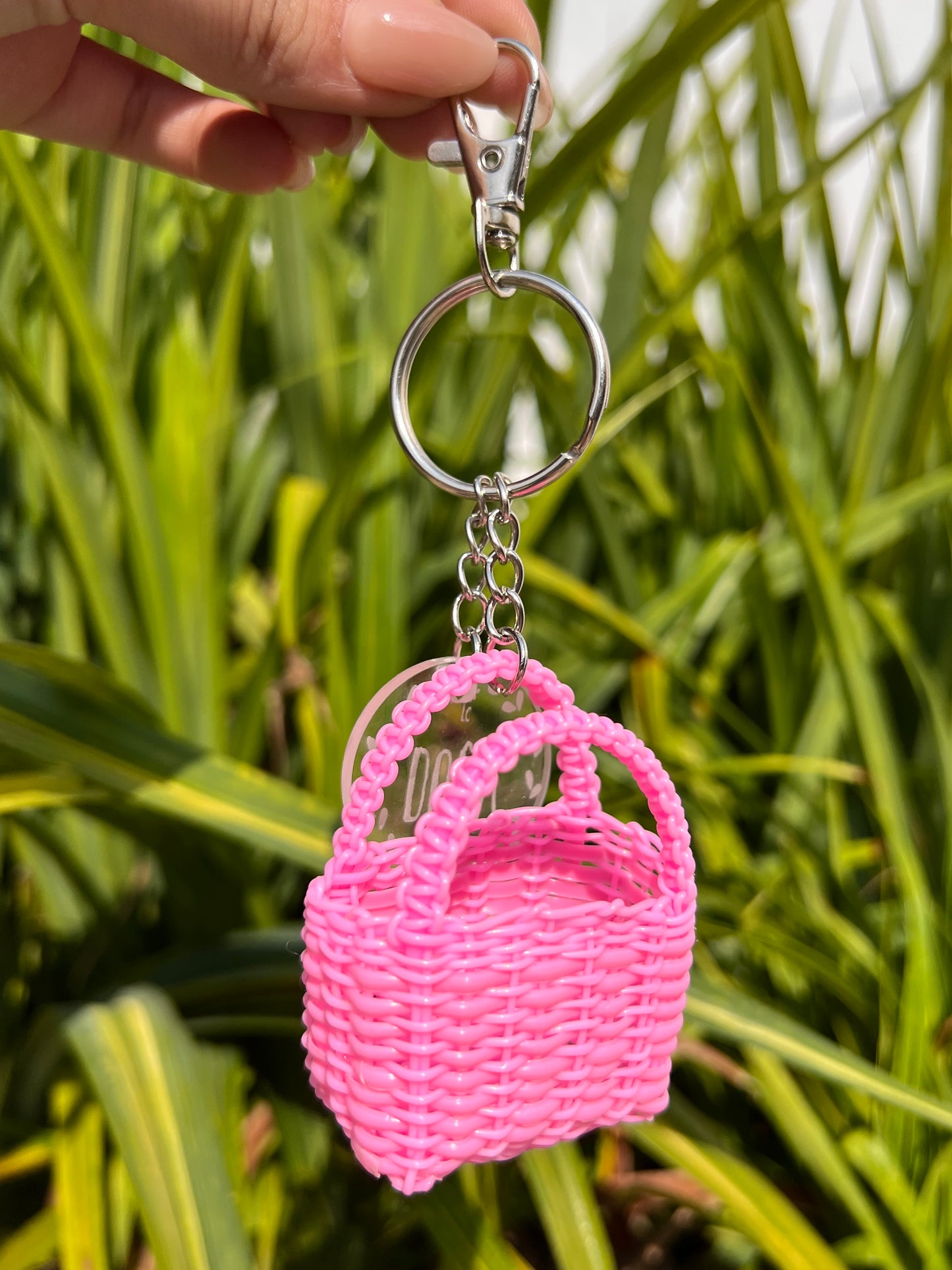 Llavero jumbo de bolsa pink pink💖