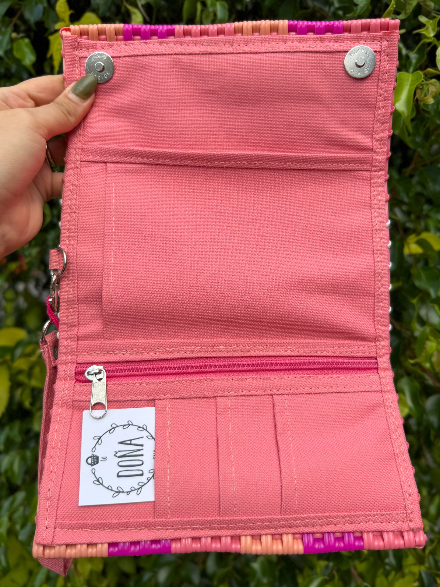 Cartera broches porta celular alegría ✨