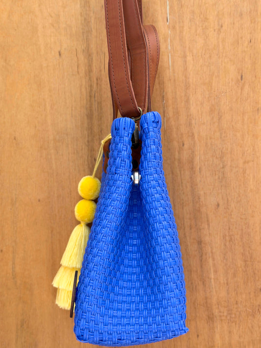 Tote Bag con correa azul💙
