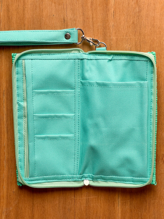 Cartera porta celular 📲 aqua🐠