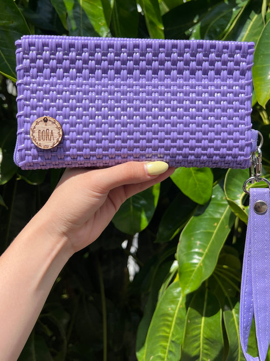 Cartera con cierre lila 🪻