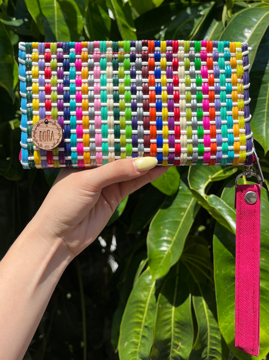 Cartera con cierre confeti 🎉