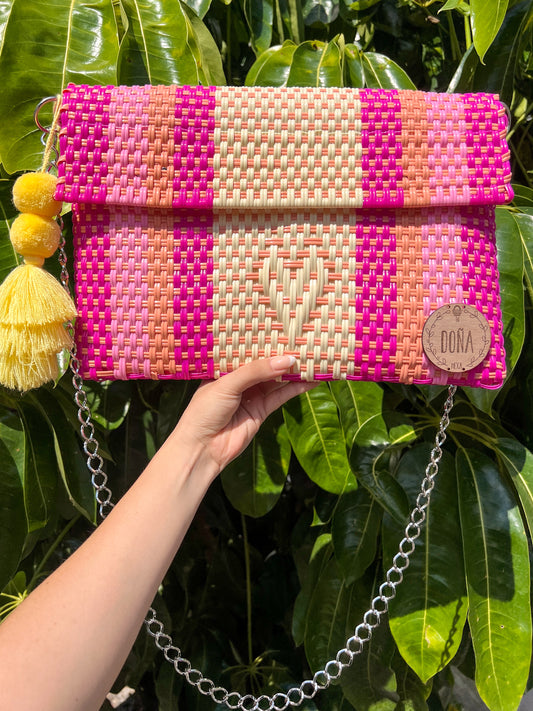 Clutch corazón mexa💗