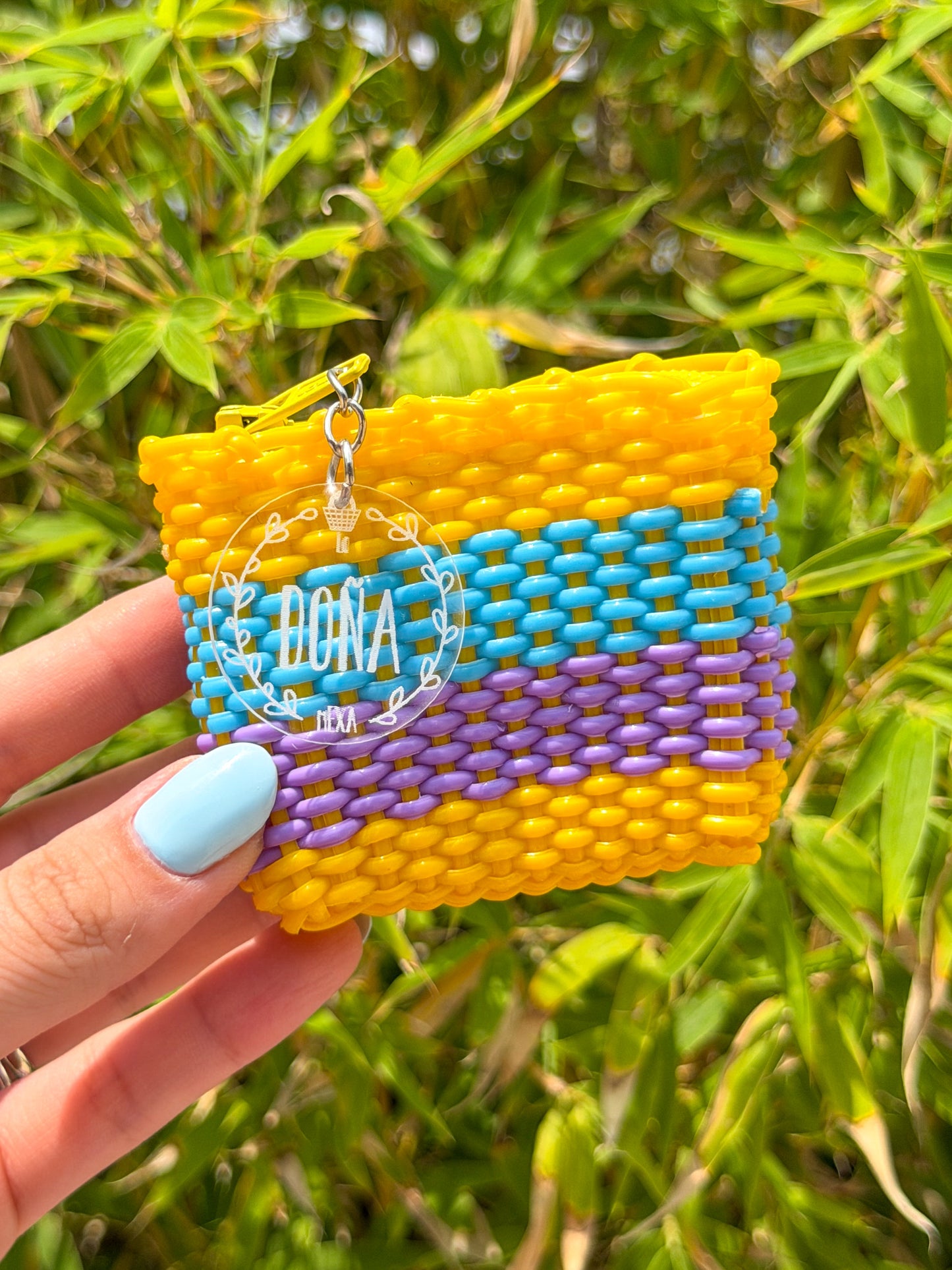 Monedero mini lotería💜🩵