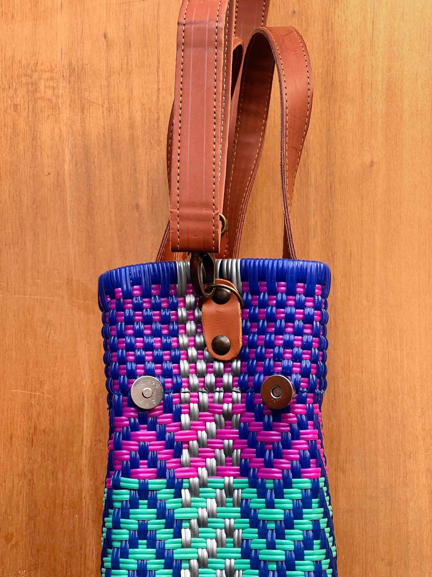 Tote bag con correa more more blue💙💖