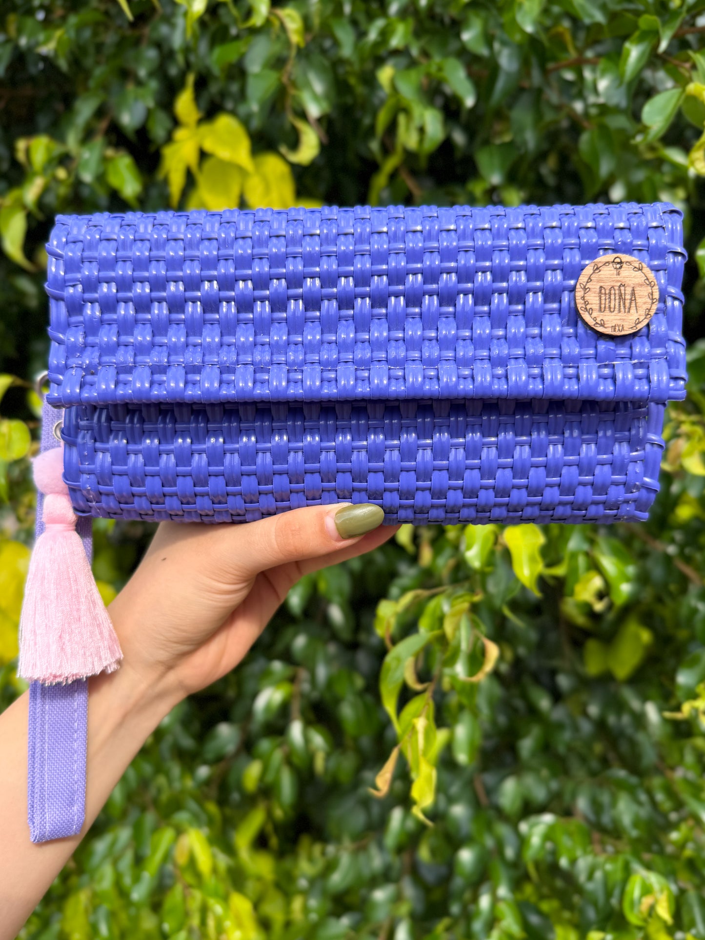 Cartera broches porta celular lavanda🪻