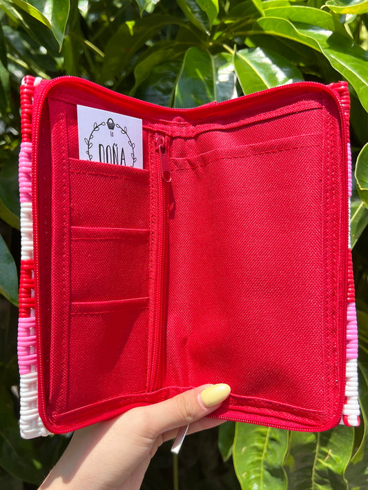 Cartera porta celular rosa square🎀