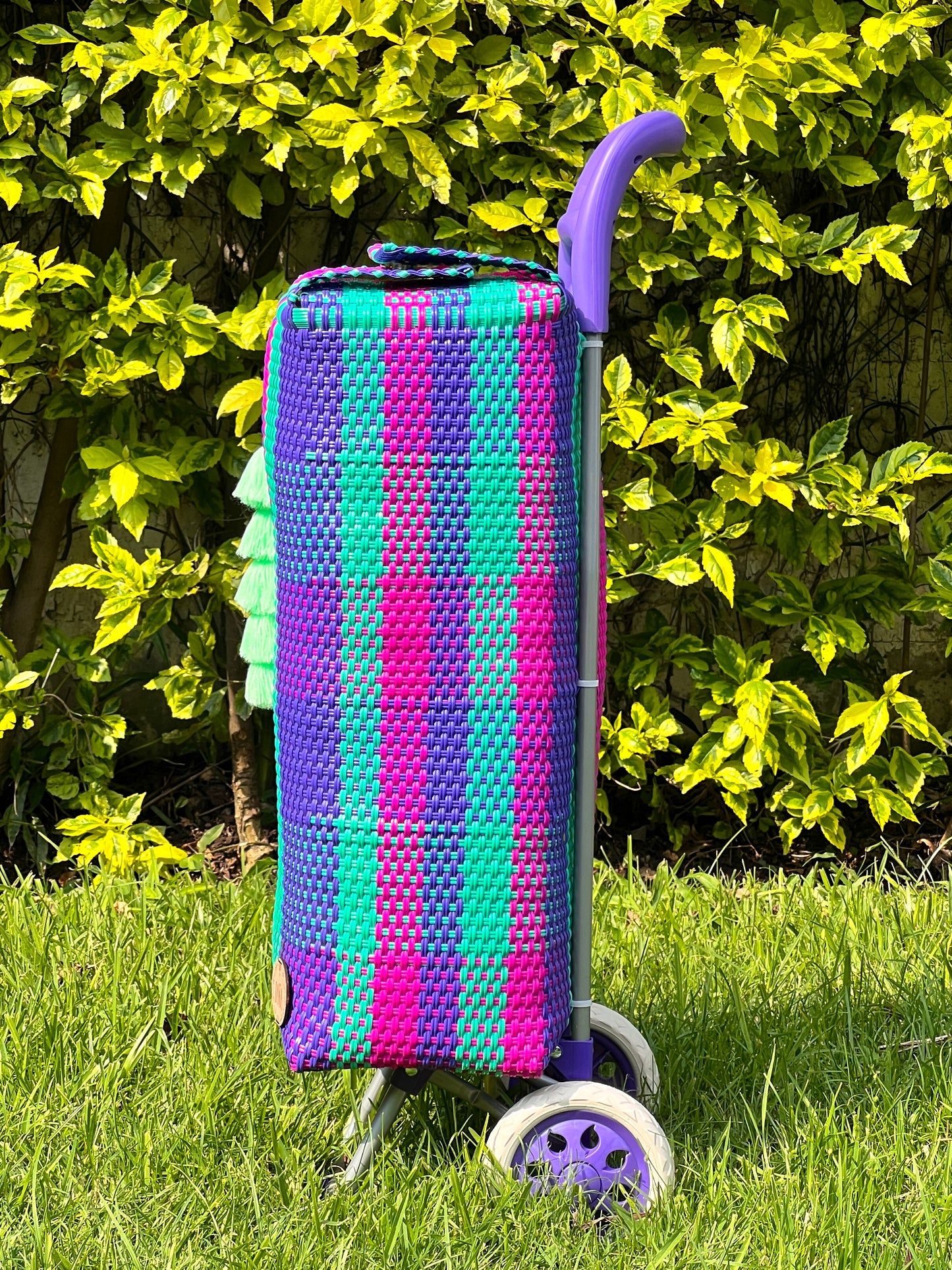 Carrito artesanal algodón de azúcar💜