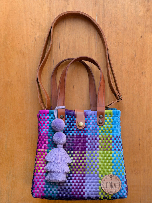 Tote bag con correa colorful🌈