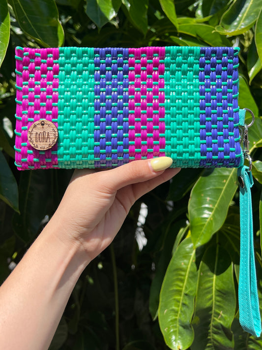 Cartera con cierre algodón de azúcar🩷