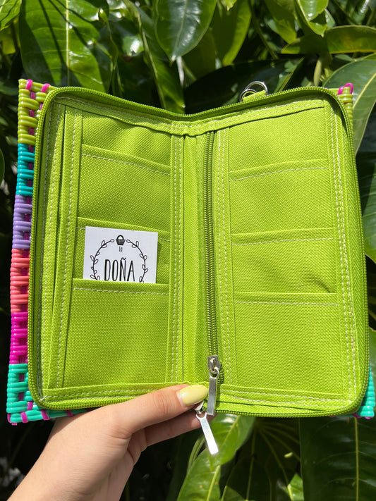 Cartera con cierre rainbow🌈