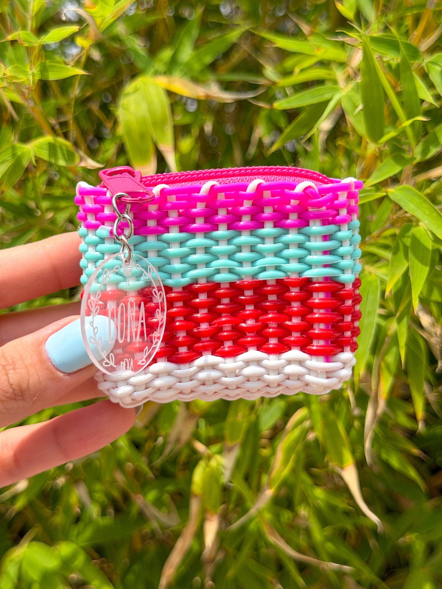 Monedero mini tutti frutti🍎🌸