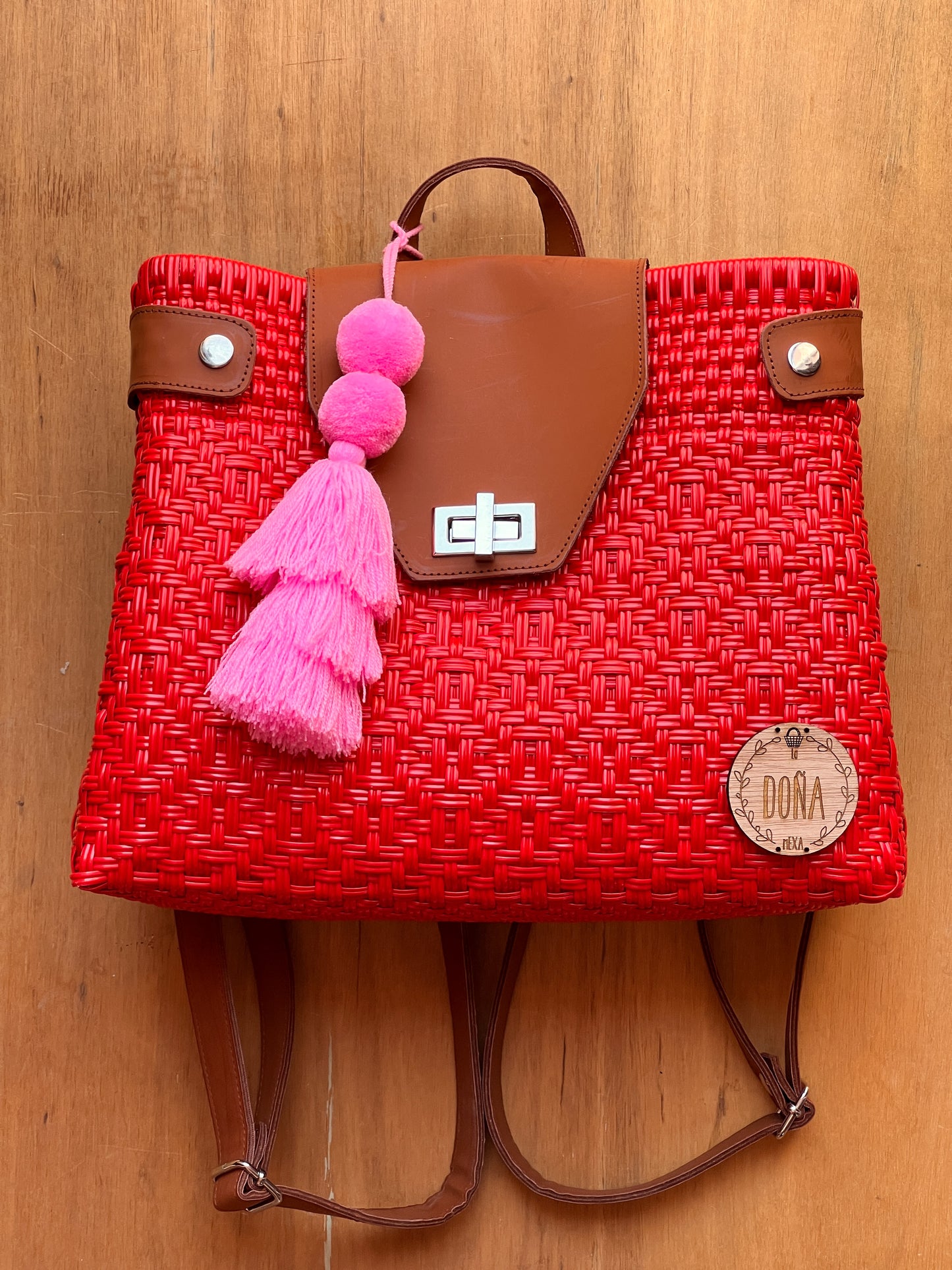 Tote Backpack roja♥️