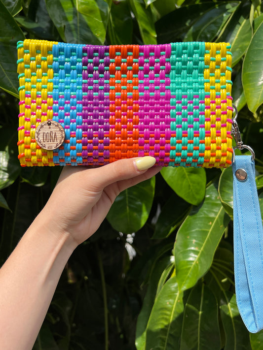 Cartera con cierre pantone 🟧🟨🟩🟦🟪