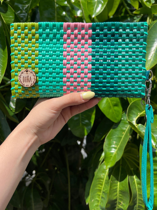 Cartera con cierre multicolors🎨
