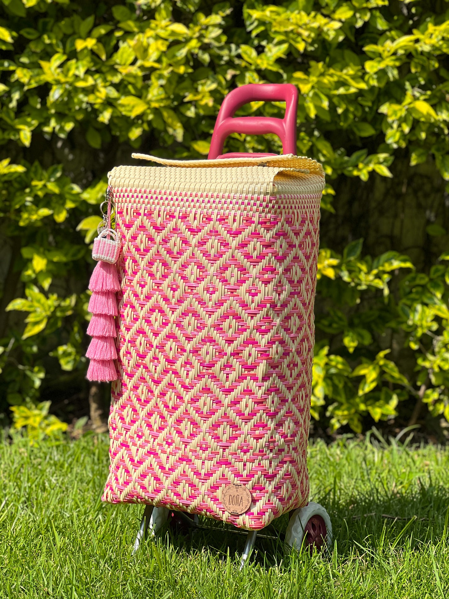 Carrito artesanal mix rosas🎀