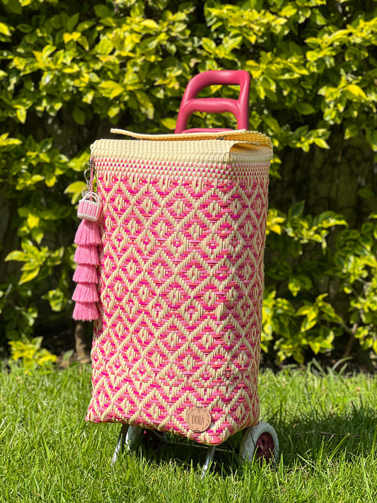 Carrito artesanal mix rosas🎀