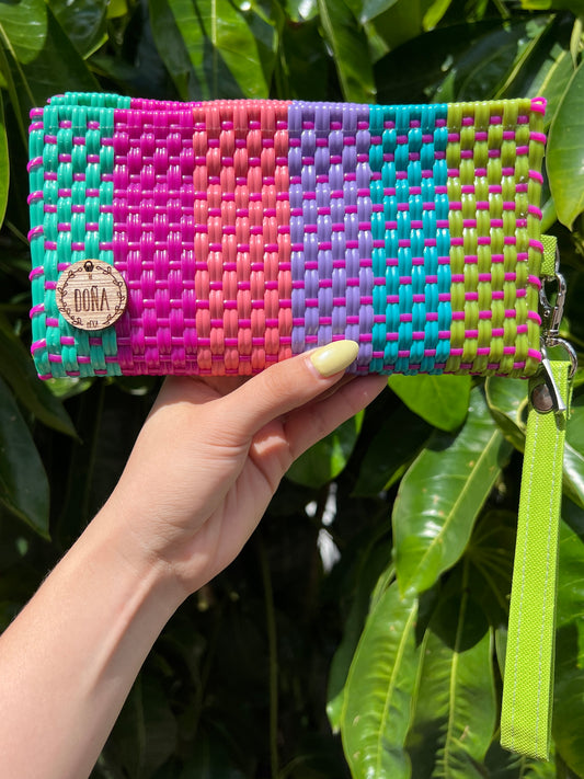 Cartera con cierre rainbow🌈