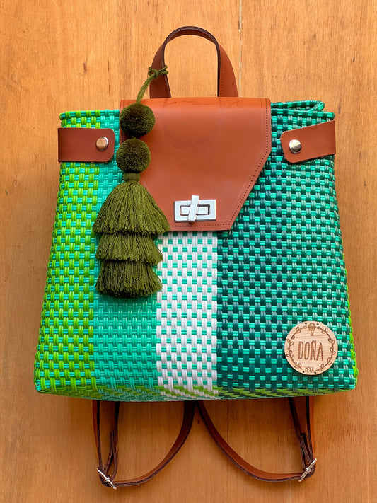 Tote backpack more green🍃