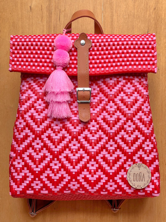 Mochila Serendipia corazón rojo ♥️