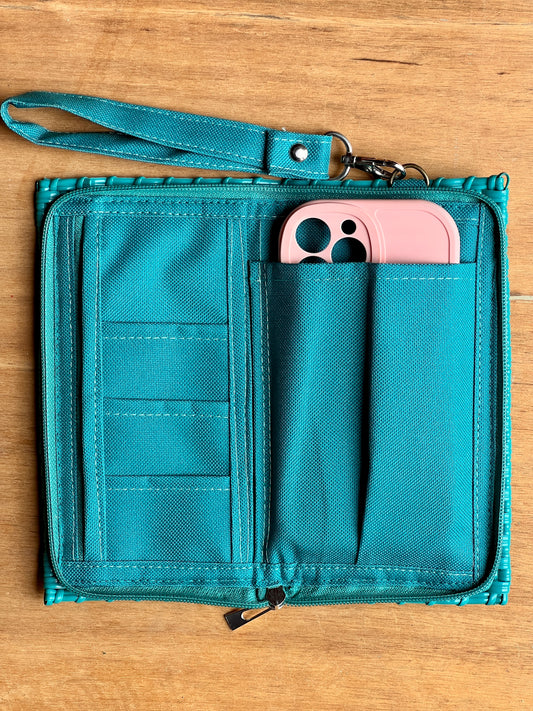 Cartera porta celular📱turquesa🦋