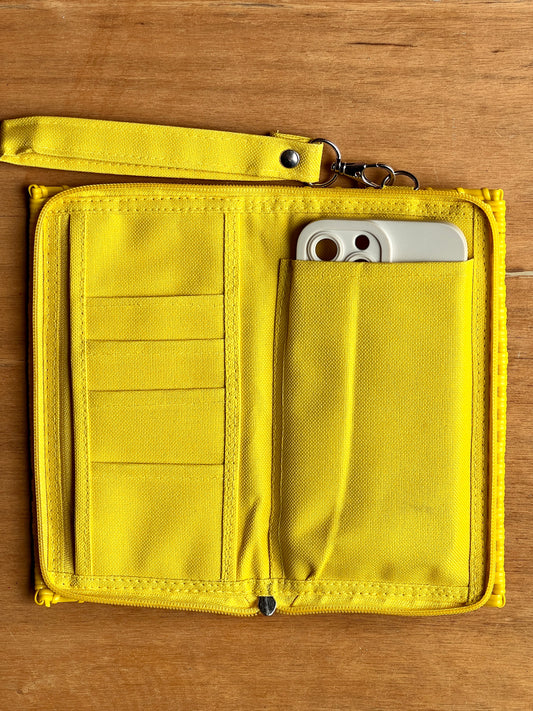 Cartera porta celular📱yellow☀️