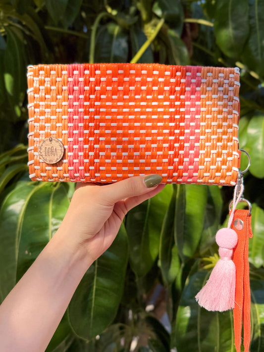 Cartera con cierre Atardecer🌞