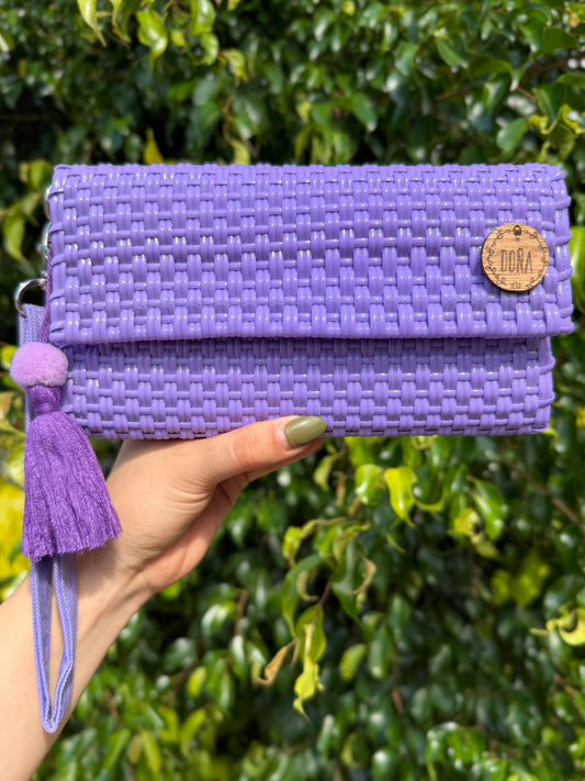 Cartera broches porta celular Jarana 💜