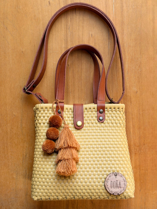 Tote bag con correa nude✨
