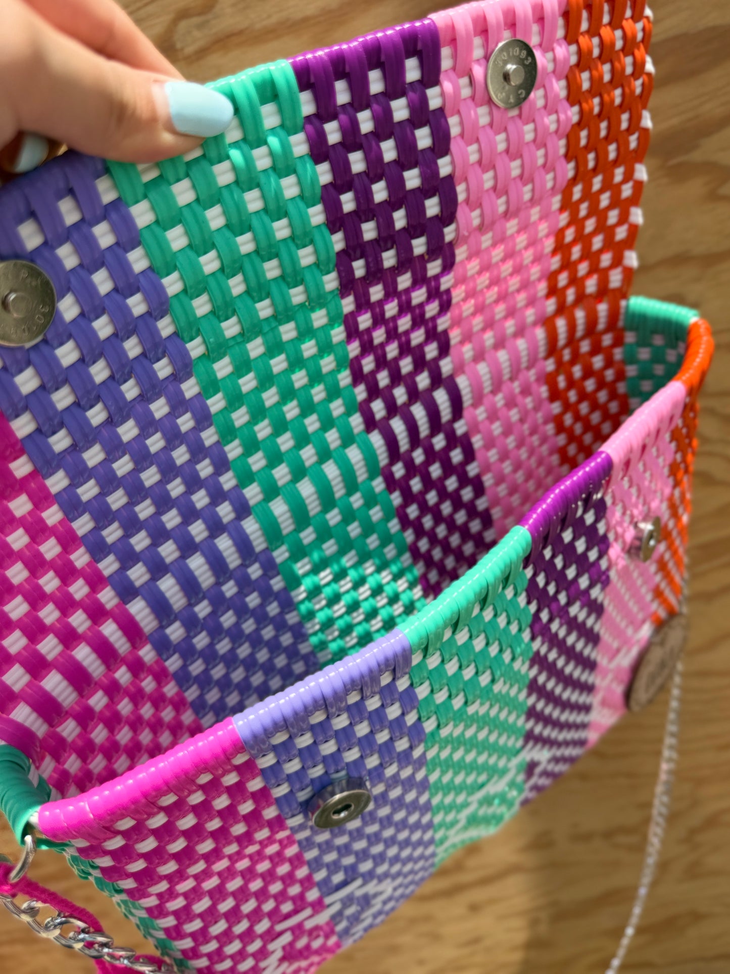 Clutch mini corazón de melón💖