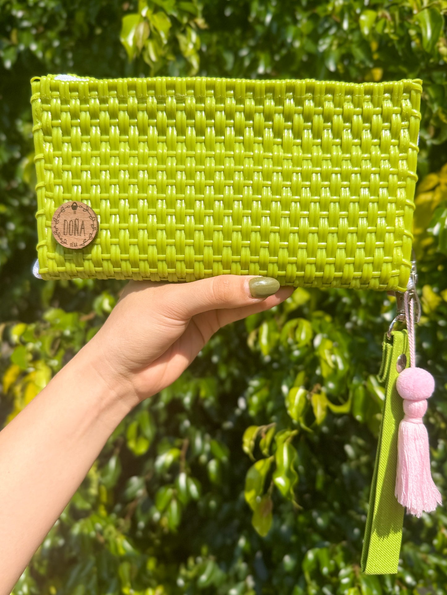 Cartera porta celular verde limón 🍋‍🟩